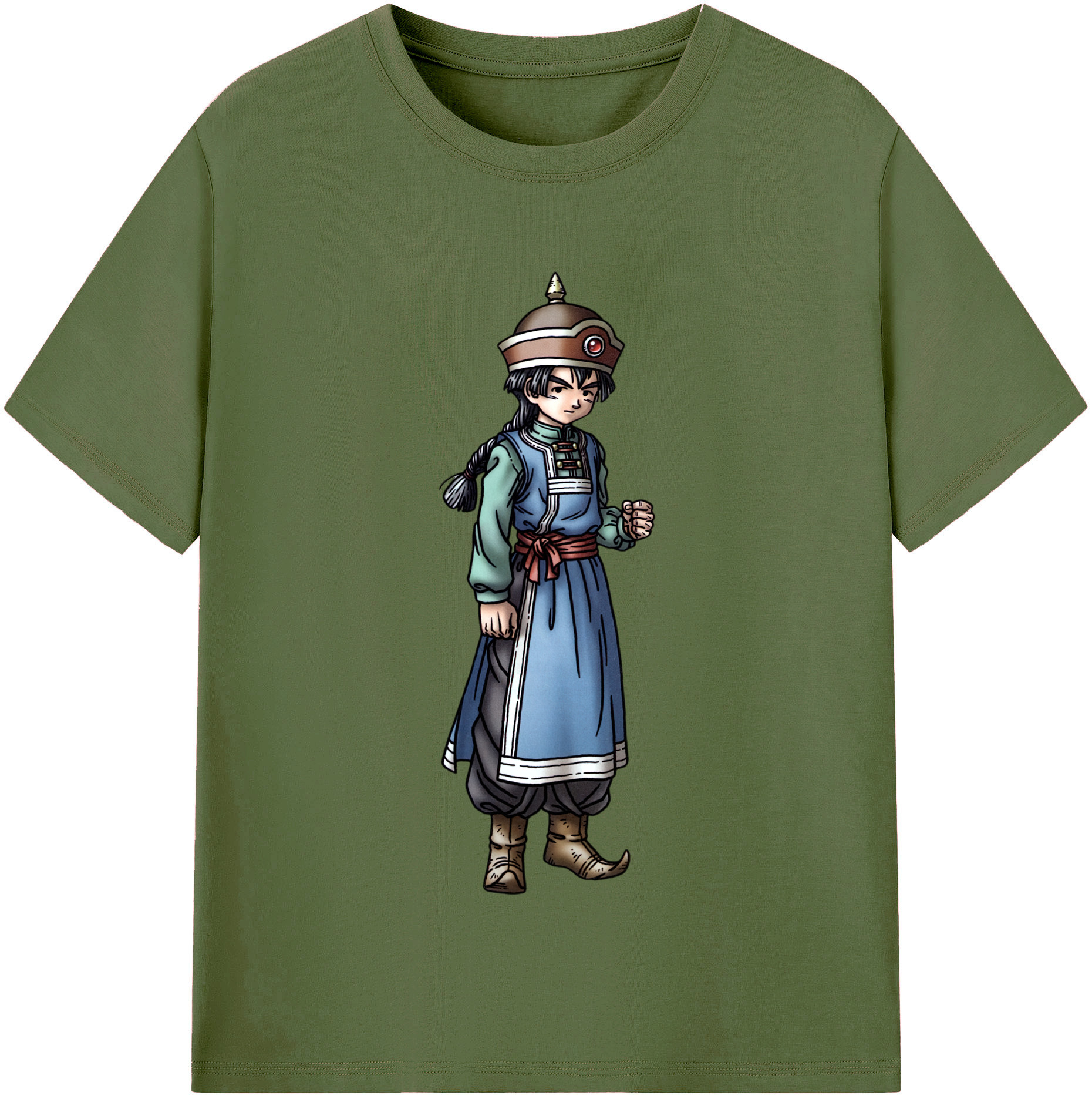（画像用） ドラゴンクエスト Doragon Kuesuto Dragon Quest 綿100％半袖Tシャツ（フロントプリント）